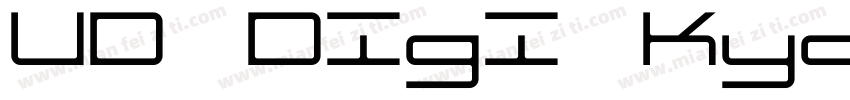 UD Digi Kyokasho NP-B-粗体字体转换
